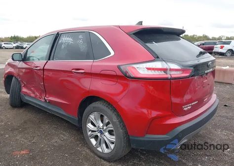 2022 Ford Edge Titanium из США, поврежденный, VIN 2FMPK4K91NBA00702